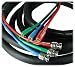 BetterCables 8M (26.24 ft) REFERENCE 3-Channel Silver Serpent Component Video Cable RCA/BNC