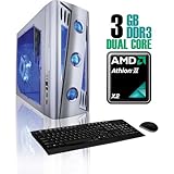 CybertronPC X-Cruiser2 CAAN1120USL, Silver, AMD ATHLON II X2 Dual Core (2.8 ....