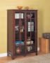 Coaster Cappuccino Two Door Barrister Bookcase in Cappuccino