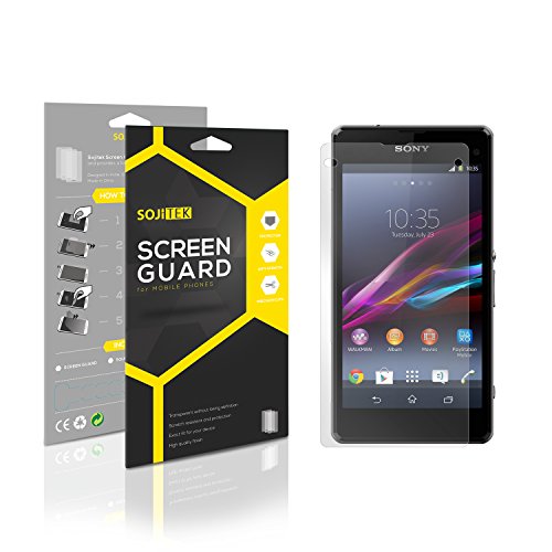 SOJITEK Sony Xperia Z1 Compact Premium Anti-Glare Anti-fingerprint Matte Screen Protector [1-Pack] - Lifetime Replacements Warranty + Retail Packaging
