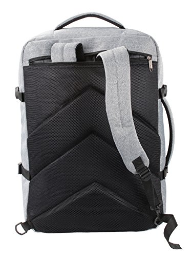 Cabin Max Malaga Travel backpack Flight Approved hand luggage cabin backpack (Grey)