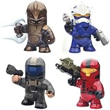 Halo 3 McFarlane Toys Series 2 Set of 4 Odd Pods Stylized Figures [Arbiter, ODST: The Rookie, Sparta