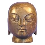 Hand carved Stone Buddha Head Statue