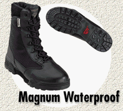 Magnum Waterproof Leather Upper Black Magnum Waterproof Black- 8.5