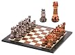 5" Inch Faux "Marbleized" Chessmen