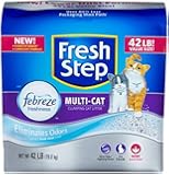 FRESH STEP CAT LITTER 261371 Fresh Step Multiple Cat Litter Strength, 42-Pound