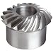 Boston Gear LSA-R Series Spiral Miter Gear, 1:1 Ratio, 20 Degree Pressure Angle, 35 Degree Spiral Angle, Plain Bore, Steel, Right Hand