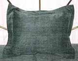 Review Great Gift Ideas Etc  / 50% Off Soft 100% Alpaca WoolThrow Blanket Pillow Sham Soft Blue and Green Mixture Black Background