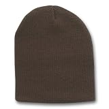 Solid Beanie - Brown
