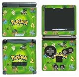 Pokemon Leaf Green game SKIN 15 for Nintendo GBA SP