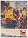 1960 Hills Bros Coffee Squaw Valley Olympic Skiing Print Ad