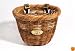 Nantucket Bike Basket CompanyCisco Collection Oval Bicycle Basket (Tan, 14 X 11 X 9.5)