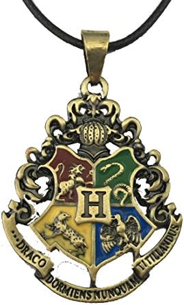 Harry Potter Hogwarts School Crest necklace Type 3A