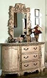 YT Furniture Cannes Dresser and Mirror (Whitewash)