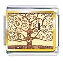 The Tree Of Life Painting Italian Charms Bracelet Link