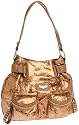 KATHY Van Zeeland Sexy Back Hobo,Bronze,one size