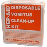 H&S Manufacturing 2575 Hep-Aid Disposable Vomitus Clean Up Kit