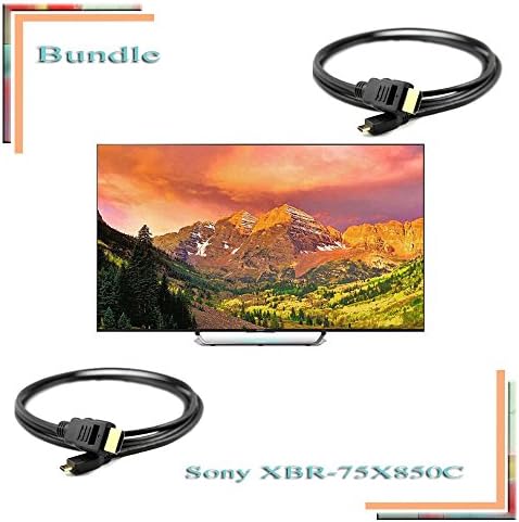 CYBER MONDAY XBR-75X850C 75 inch Smart LED 4K Ultra HD TV xbr 75x850c Bundle