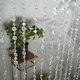 Jewel Beaded Curtain - Clear