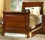 Vaughan Bassett Lafitte-Flame Twin Sleigh Bed - BB43-331A/133A/900
