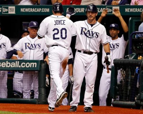 Matt Joyce, John Jaso, Tampa Bay Rays, 6/14/2011