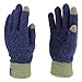 JAKY Global Mens Touchscreen Thick Knitted Warm Gloves