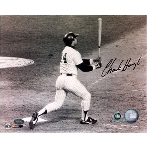 Charlie Hough LA Dodgers Autographed Reggie Jackson Home Run 8x10 Photograph