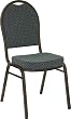 Dome Back Stacking Banquet Chair with Goldvein Frame [FD-C03-GOLDVEIN-4003-GG]