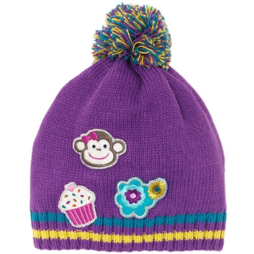pompom patch hat