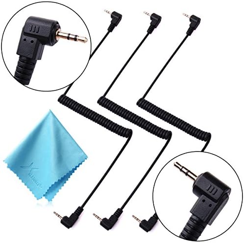 3x 2.5mm-C1 Remote Control Cable for Canon 350D 400D 450D 500D 550D 600D LF533