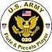United States Army MOS 02G Flute & Piccolo Player Decal Sticker 5.5