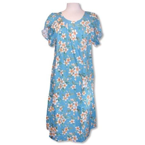 Yellow Plumeria Petal Sleeve Caftan/Kaftan Mu'u Mu'u House Dress - Regular and Plus Size