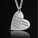 lauhonmin Teacher's Day Graduation Gifts Necklace for Women Men - It Takes a Big Heart to Help Shape Little Minds