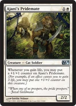 Magic: the Gathering - Ajani's Pridemate - Magic 2011 On Sale
