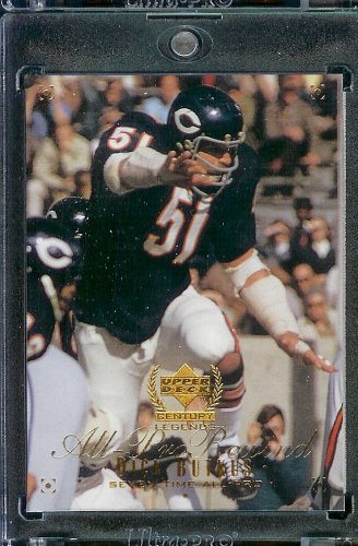 1999 Upper Deck Century Legends # 116 Dick Butkus Chicago Bears Football Card- Mint Condition - Shipped In Protective ScrewDown Case!