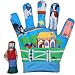 Handschuh Bauernhof Tiere Tier Kuh Schwein Fingerpuppe Handspielpuppe