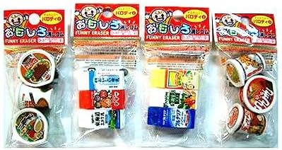 Ramen Cups Daiso Funny Erasers from Japan