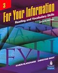 For Your Information 3: Reading and Vocabulary Skills (2nd Edition)