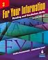 For Your Information 3: Reading and Vocabulary Skills (2nd Edition)