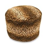 Premium Poco Bean Bag Beanbag Chair for Kids – Leopard Faux Fur