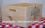 15"x12"x7" Pine Box with hand holes