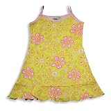 Girlfriends by Anita G. - Toddler Girls Floral Tank Dress, Yellow, Pink