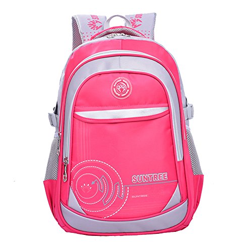 Heavy Duty School Bag Students Bookbag Girls Back Pack Kids Backpack Red 11street.my