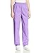 CHEROKEE Women's Workwear Elastic Waist Cargo Scrubs Pant, Orchid, Small Petite