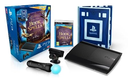 Sony PlayStation 3 12GB Super Slim Console with Book Of Spells (Includes Wonderbook, Move Controller and Camera)