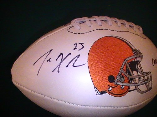 JOE Haden Signed Autographed Football Cleveland Browns Coa + Hologram Jsa
