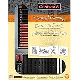 General 33-Piece Classic Charcoal Drawing Set