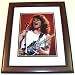 Eddie Van Halen Autographed/Hand Signed 8x10 Photo MAHOGANY CUSTOM FRAME