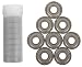 Sporting Goods : AVI 8 Pack Skateboard Bearings