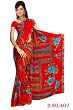 Bhakti Georgette Printed Casual Saree Sari Bellydance fabric